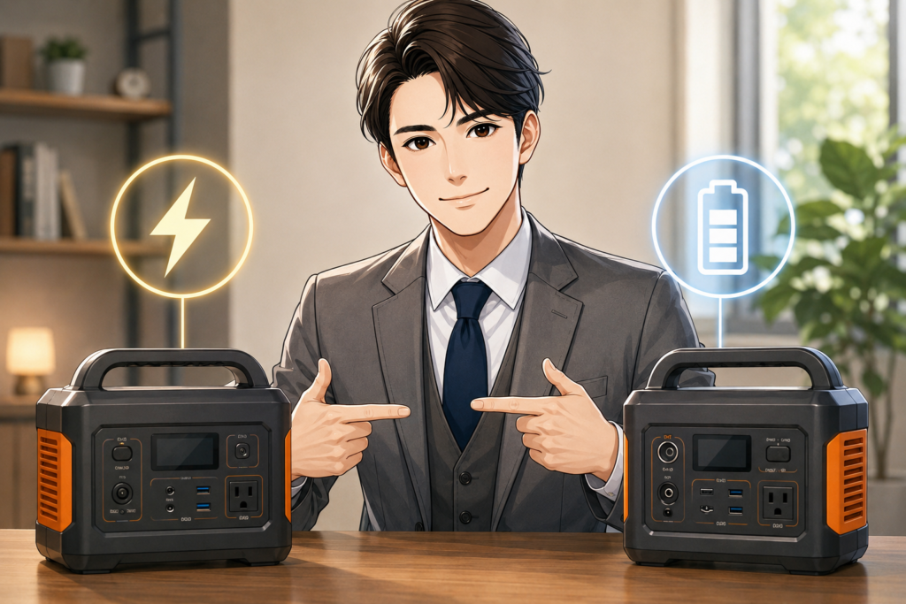 300Wと300Whの違いを先に確認しよう