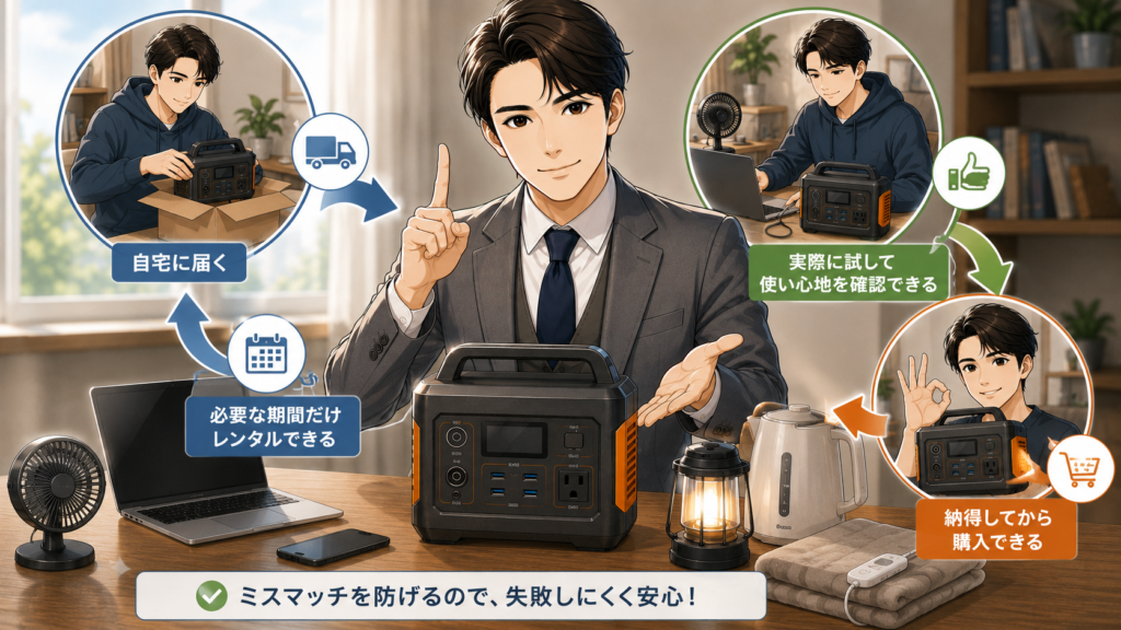 購入前に家電レンタルサービスで試すメリット