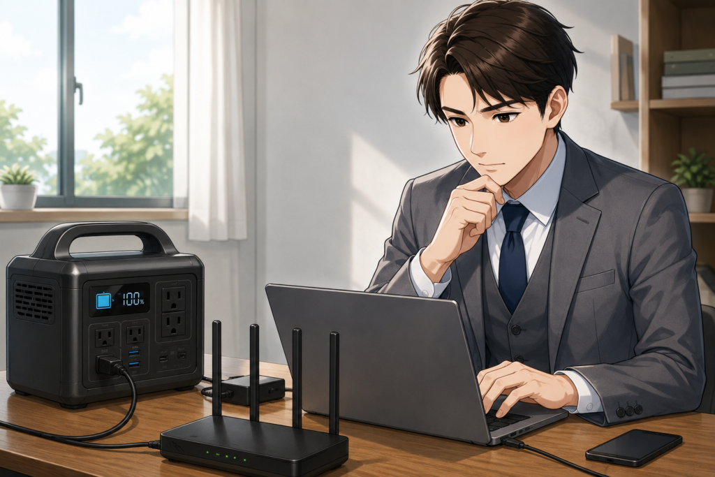 ポータブル電源はUPS代わりに使えるのか