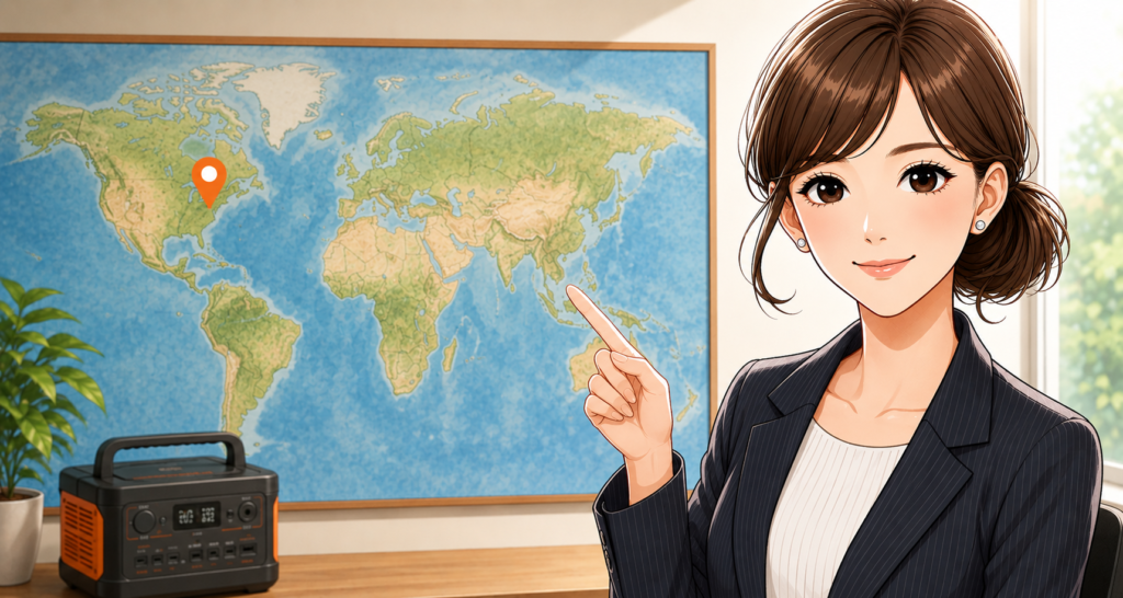 Jackeryはどこの国のメーカーか