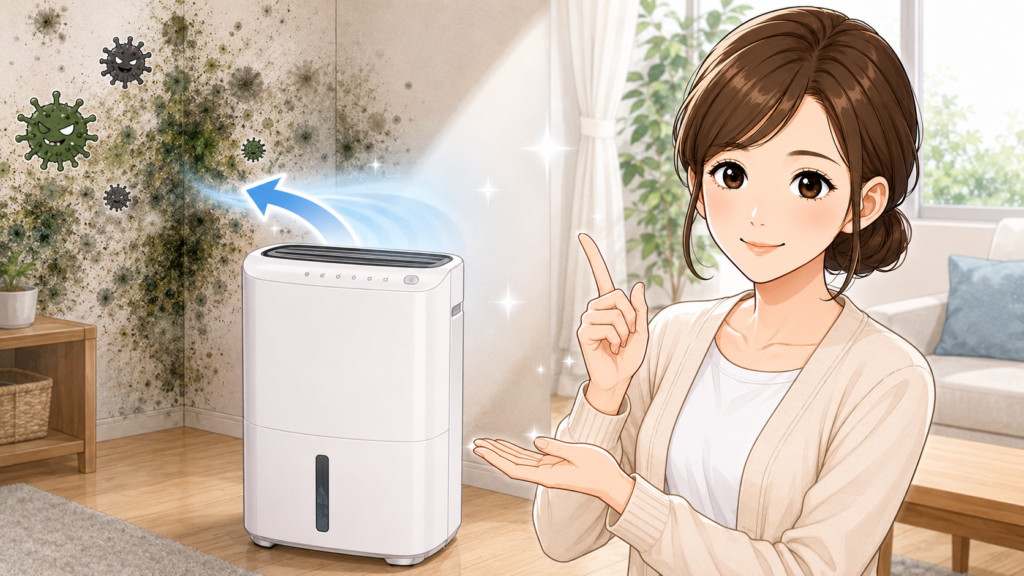 除湿器はカビ対策にどこまで効果があるか