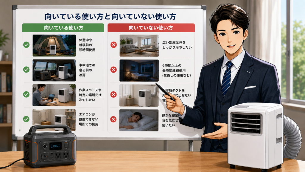 向いている使い方と向いていない使い方