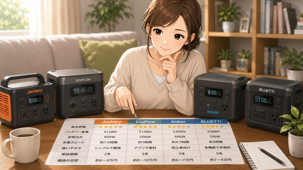 人気メーカーの口コミ比較