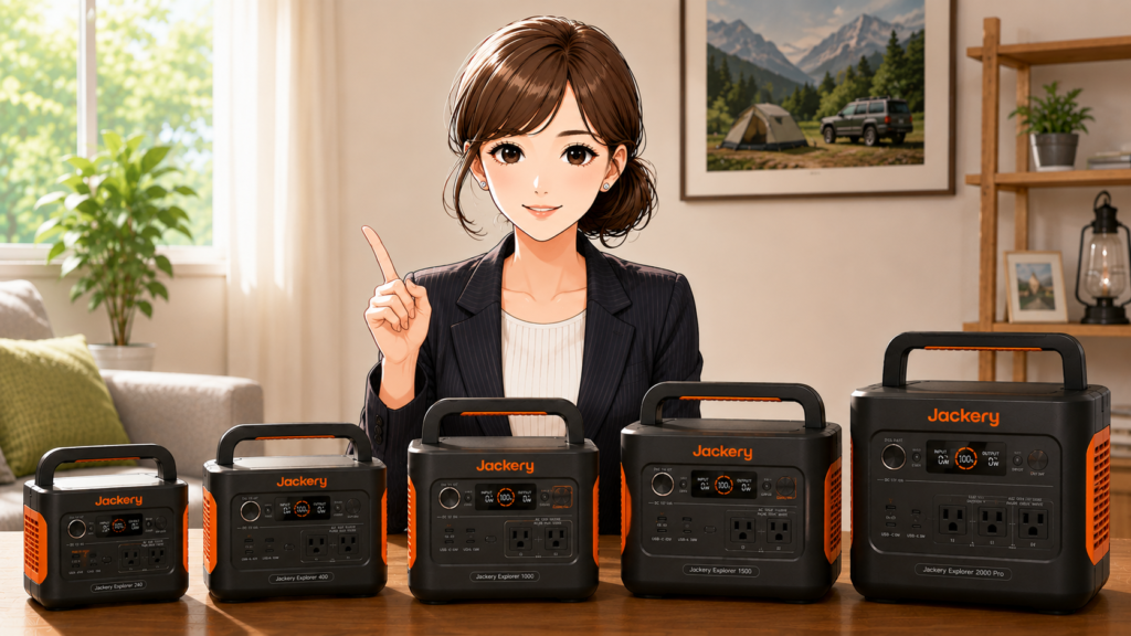 Jackeryポータブル電源はどれが良いか