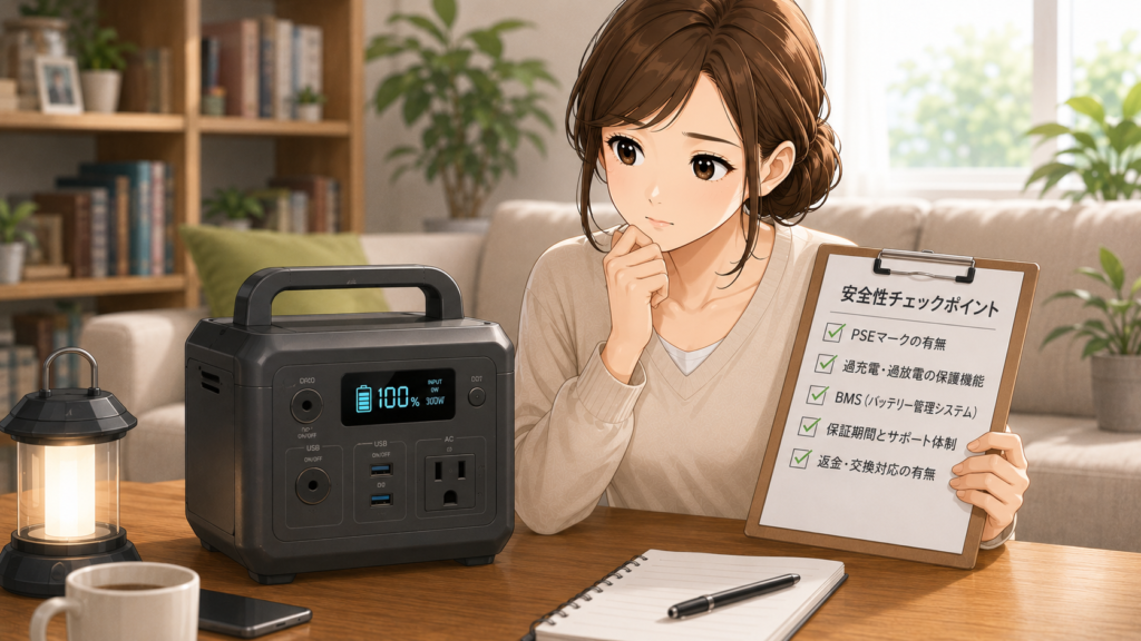 安全性で見るべきポイント