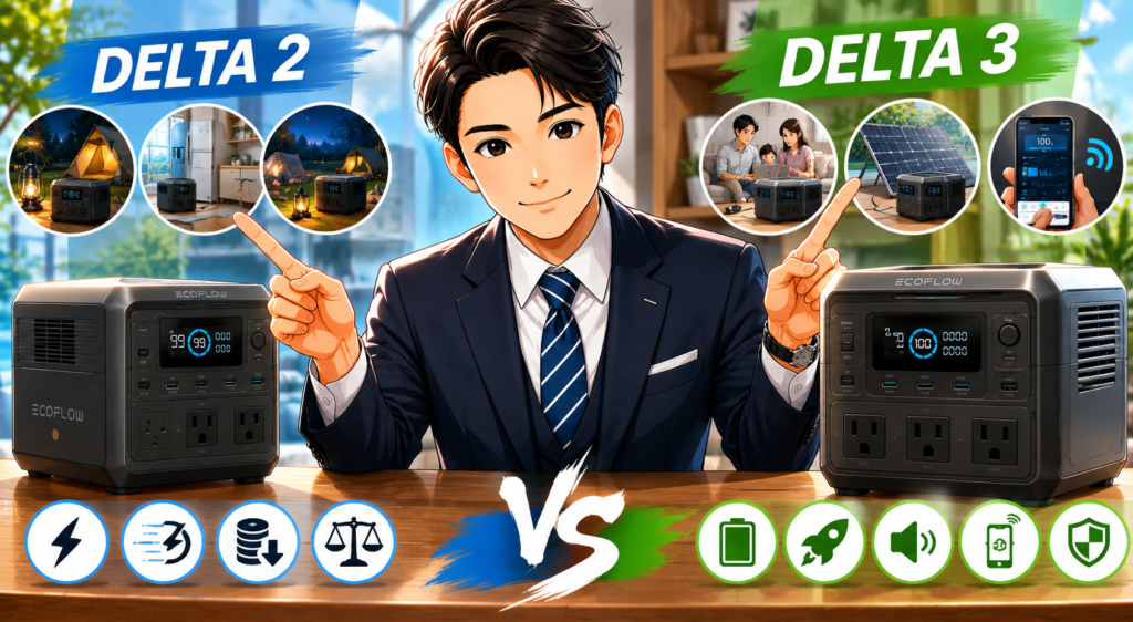 DELTA 2とDELTA 3の違い