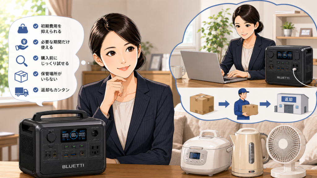 家電レンタルサービスで試すメリット