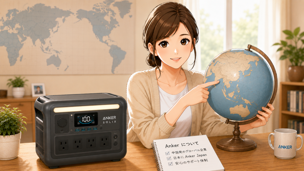 アンカーポータブル電源はどこの国のメーカーか