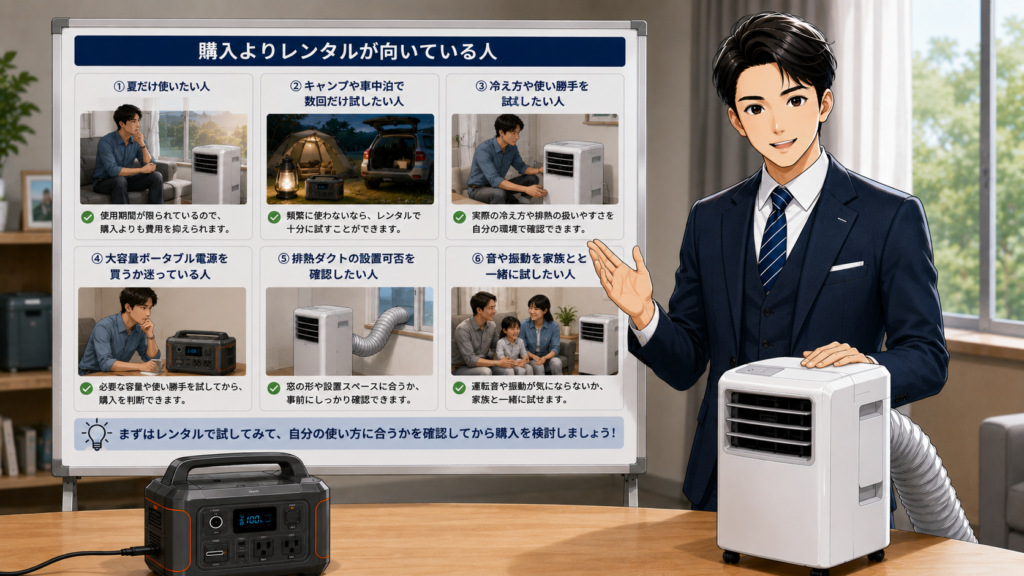購入よりレンタルが向いている人