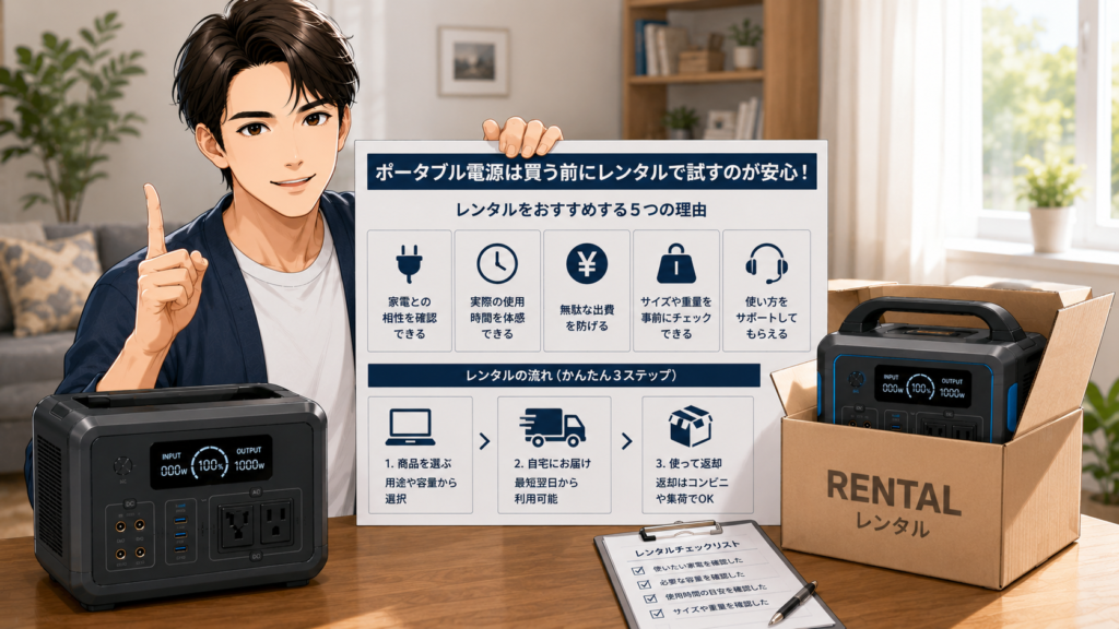 購入前に家電レンタルサービスで試す選択肢