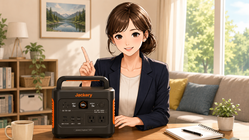 Jackeryポータブル電源がおすすめな人