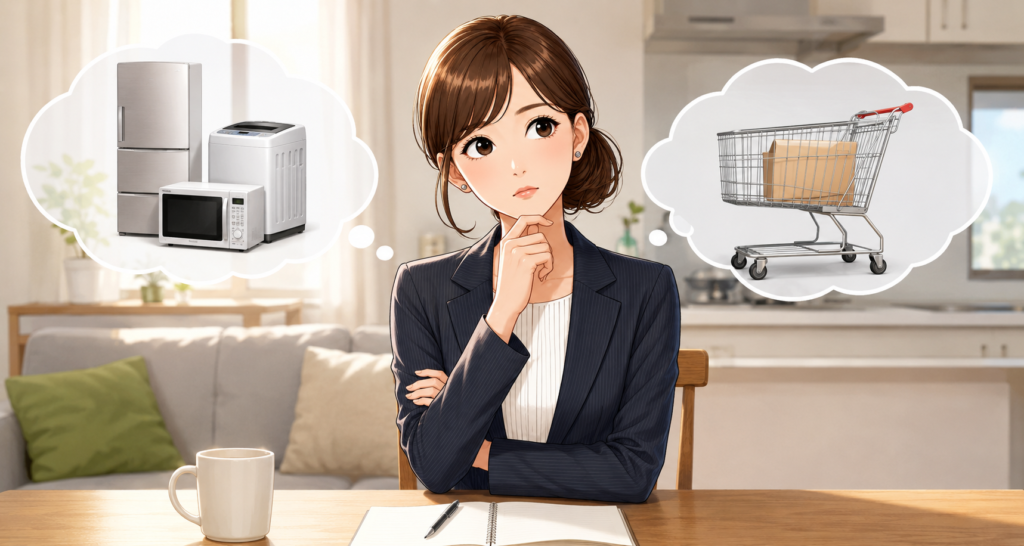 家電レンタルは買うよりお得か
