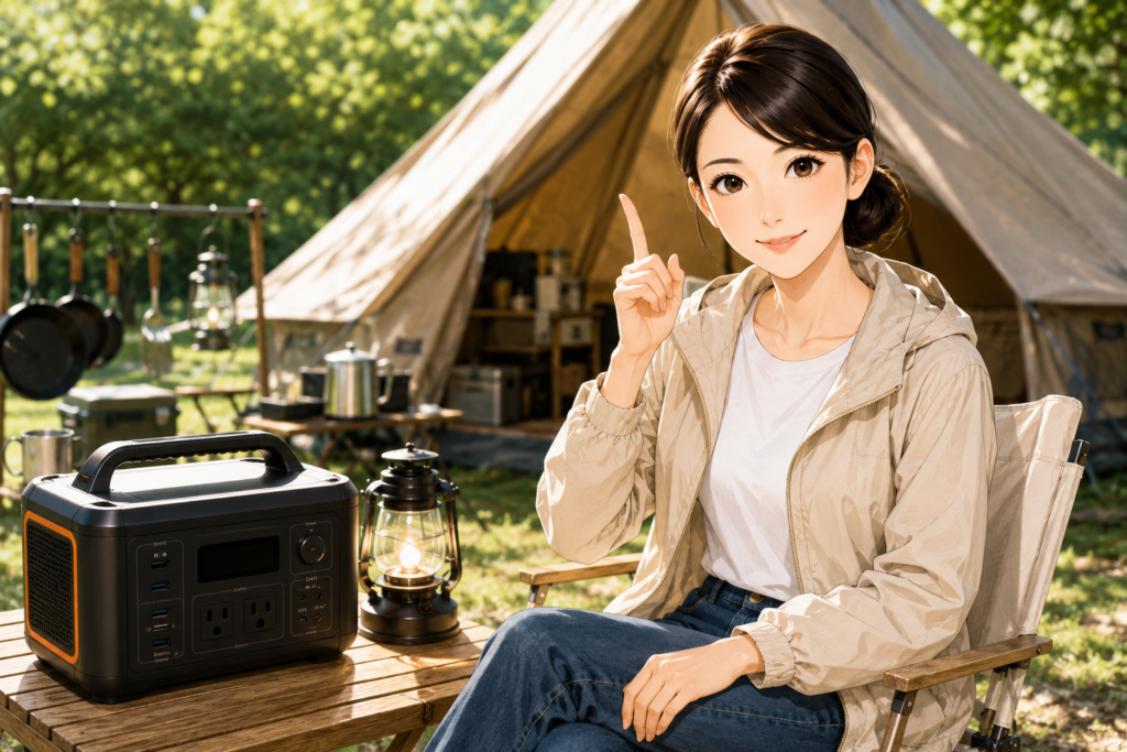 ポータブル電源が必要なキャンプスタイル