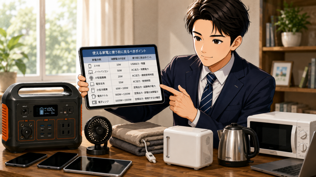 使える家電と使う前に見るべきポイント