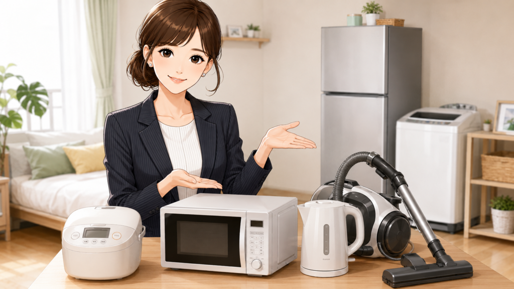 かして！どっとこむは一人暮らしの家電セット向け