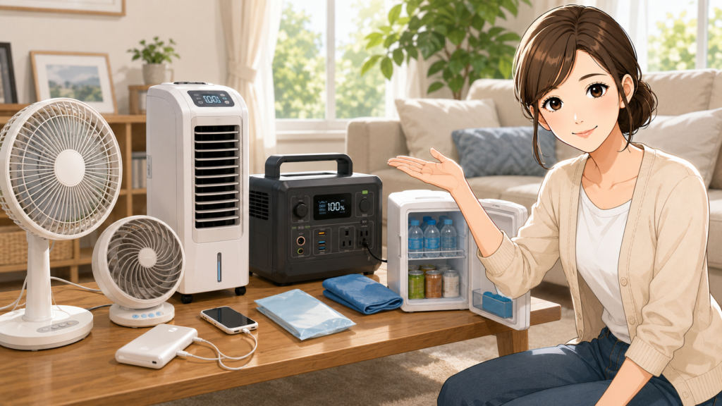 屋内で使える熱中症対策グッズ