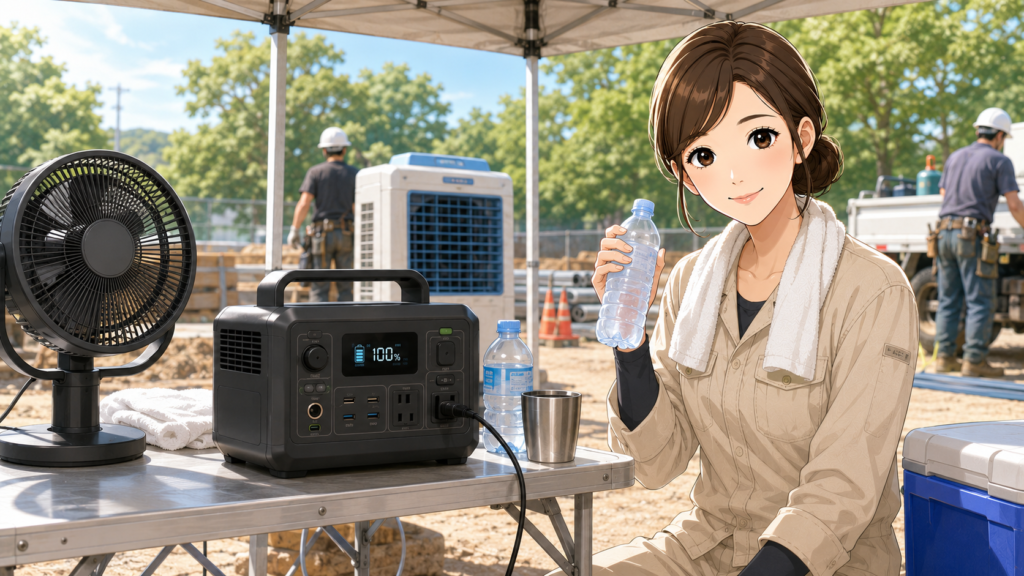 屋外や外仕事で使える熱中症対策グッズ