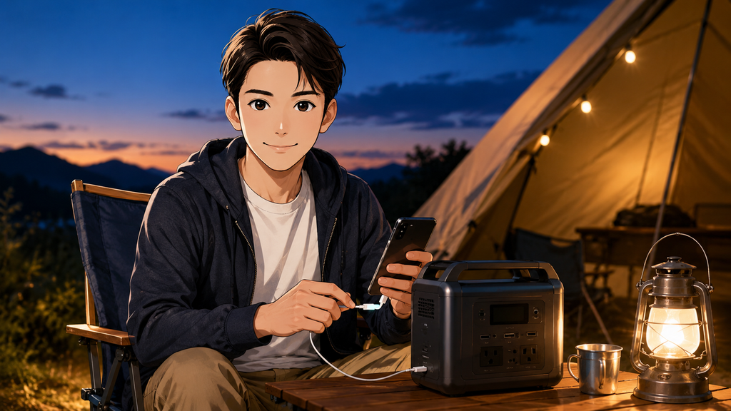 キャンプにおすすめのポータブル電源