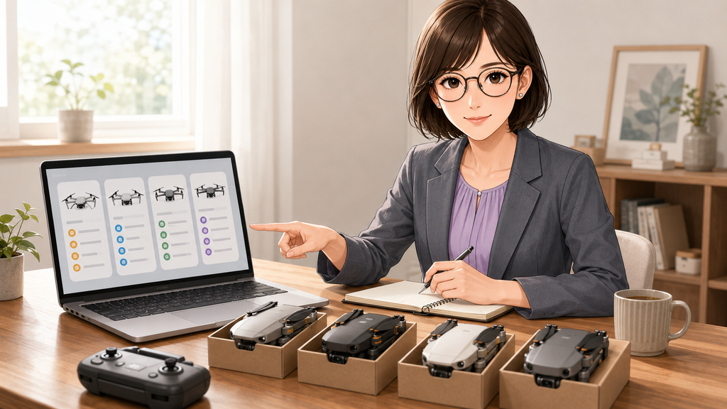 個人向けドローンレンタル4社の比較